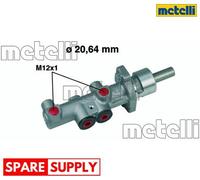 BRAKE MASTER CYLINDER FOR SKODA FABIA PRAKTIK ROOMSTER METELLI 05-0404