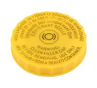 Brake Master Cylinder Reservoir Cap, 2.59x2.59x0.43in Brake Fluid Cap Replacement, Yellow Brake Fluid Cap Compatible with 2015 Chrysler 200 Pacifica Accessories