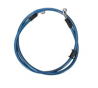 Brake Oil Hose Line Motorcycles Hydraulic Brake Clutch Radiator Oil Cooler Hose Line Pipe Tube 28 Degree Banjo Blue Universal 500-1400mm 2000mm(1400mm)