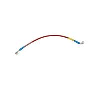 Brake Oil Hose Line Oil Hose Hydraulic DOT Line Cable 10mm 28°-90° Banjo Red 400mm-2200mm Brake Hose Pipe Line Braided for Motorcycle Brake line(1500mm)