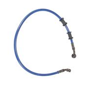 Brake Oil Hose Motorcycle Braided Brake Clutch Oil Hoses Line Pipe Throttle Gas Fuel 60cm 28 Degree(Blue)