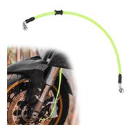 Brake Oil Hose Universal 40cm-200cm Motorcycle Brake Clutch Oil Hose Line Pipe Green Hydraulic Reinforced Stainless Steel Braided(50cm)