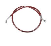 Brake Oil Hose Universal 90cm Red Motorcycle Braided Brake Clutch Oil Hoses Line Pipe Throttle Gas Fuel With Spring