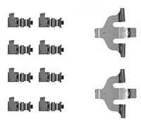 ACCESSORY KIT DISC BRAKE PAD 109-0066 FOR AUDI A4/B9/Allroad Q7/Van A5 Q5 A7 Q7