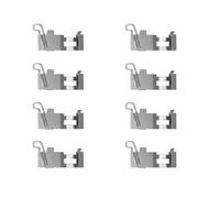 BRAKE PAD FITTING KIT 109-1226 QUICK BRAKE for DAIHATSU CHARADE Mk IV MOVE