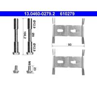ATE 13.0460-0279.2 Accessory Kit, disc brake pads