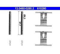 BRAKE PAD FITTING KIT 13.0460-0280.2 ATE for PORSCHE VW