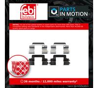 Brake Pad Fitting Kit 184729 Febi BRKFITTINGKIT182 Genuine Quality Guaranteed