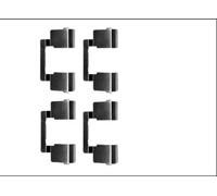 BRAKE PAD FITTING KIT 82539500 TEXTAR for RENAULT LAGUNA I Estate MEGANE I Coach