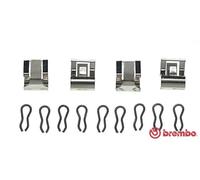 BRAKE PAD FITTING KIT A 02 203 BREMBO for ALFA ROMEO FIAT ABARTH LANCIA SEAT FSO