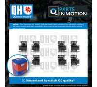 Brake Pad Fitting Kit fits PEUGEOT 207 CC, WK Rear 1.6 1.6D 06 to 15 QH Quality