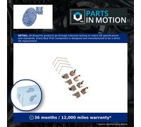 Brake Pad Fitting Kit fits TOYOTA RAV4 ACA2, SXA10 2.0 Front 94 to 05 Blue Print