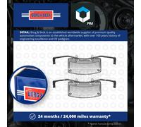 Brake Pad Fitting Kit fits VW PHAETON 3D 3.0D Front 07 to 16 B&B 4E0615269B New