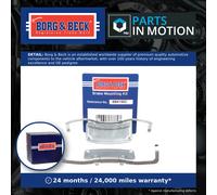 Brake Pad Fitting Kit fits VW PHAETON 3D 3.0D Front 07 to 16 B&B 4E0615269B New