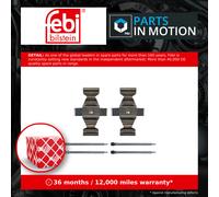 Brake Pad Fitting Kit Front 182012 Febi BRKFITTINGKIT061 Top Quality Guaranteed
