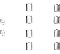 Brake Pad Fitting Kit Front For Dodge Fiat Jeep Opel Vauxhall VW TEXTAR 82060200