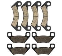 Brake Pad Kit Compatible With Arctic Wildcat X 1000 4X 1436-420 2502-034 1436-811 Front Rear Organic