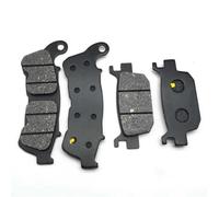 brake pad kit For Hon&da FES 125 S-Wing 2007-2015 Fes 125 S Wing 2008 2009 2010 2011 2012 2013 2014 FES125 Motorcycle Front And Rear Brake Pads Semi-Metallic (Color : Front and Rear)