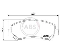 Brake Pad Set BREMBO P 79 028 for Nissan/Suzuki Juke/Dualis/Qashqai/X-Trail/Kiza