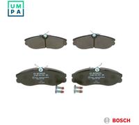Bosch BP092 - Brake Pads Car Front Axle - Bosch Quality - Reduced Noise and Dust - ECE-R90 Certified - Copper-Free - 1 Set of 4 Pads - With Accessories