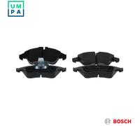 Bosch Front Brake Pad Set 0986 495 245 - 4 pads, integrated wear indicator