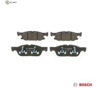 Brake Pads Set fits FORD GALAXY 2.0 Front 2015 on Bosch 1884555 2404736 Quality