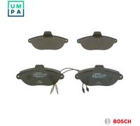 Bosch BP205 - Brake Pads Car Front Axle - Bosch Quality - Reduced Noise and Dust - ECE-R90 Certified - Copper-Free - 1 Set of 4 Pads