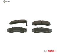 Bosch Brake Pads BP279 (0986 424 523) Front Axle - ECE-R90, Low Noise & Dust, Copper-Free, Set of 4