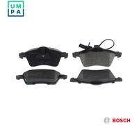 Bosch Front Brake Pad Set 0986 424 537 – 4x Pads with Wear Indicator – Fits VW Transporter MK4