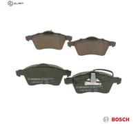 0986 424 537 Front Brake Pad Set 4x Pads Integrated Wear Indicator Braking Bosch