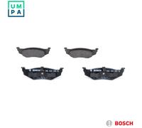Bosch BP331 - Brake Pads Car Rear Axle - Bosch Quality - Reduced Noise and Dust - ECE-R90 Certified - Copper-Free - 1 Set of 4 Pads
