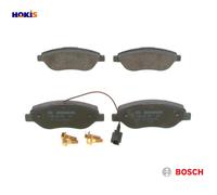 Bosch BP337 - Brake Pads Car Front Axle - Bosch Quality - Reduced Noise and Dust - ECE-R90 Certified - Copper-Free - 1 Set of 4 Pads - With Accessories