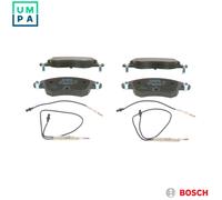 Bosch BP340 - Brake Pads Car Front Axle - Bosch Quality - Reduced Noise and Dust - ECE-R90 Certified - Copper-Free - 1 Set of 4 Pads
