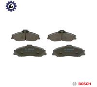 Bosch Brake Pads BP2037 - Rear Axle - ECE-R90, Copper-Free, Reduced Noise & Dust - Set of 4