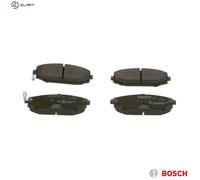 Bosch BP438 - Brake Pads Car Front Axle - Bosch Quality - Reduced Noise and Dust - ECE-R90 Certified - Copper-Free - 1 Set of 4 Pads