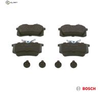 0986 495 231 Rear Brake Pad Set 4x Pads Braking Replacement Spare By Bosch
