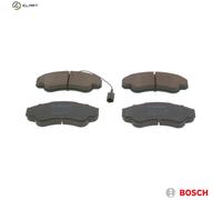 Bosch BP475 - Brake Pads Car Front Axle - Bosch Quality - Reduced Noise and Dust - ECE-R90 Certified - Copper-Free - 1 Set of 4 Pads - With Accessories