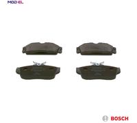 Bosch Brake Pads BP922 (0 986 424 781) Front Axle – ECE-R90, Reduced Noise & Dust – Set of 4