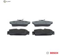 Bosch Brake Pads BP922 (0 986 424 781) Front Axle – ECE-R90, Reduced Noise & Dust – Set of 4