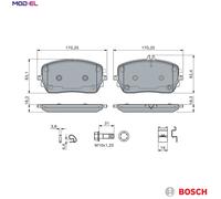 BOSCH 0 986 460 146 Brake pad set