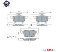 BRAKE PAD SET DISC BRAKE 0 986 460 237 FOR FORD USA