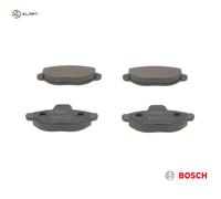 BRAKE PAD SET DISC BRAKE 0 986 460 968 FOR FIAT 170A.000/046 0.7L 2cyl 0.9L