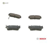 Bosch BP604 - Brake Pads Car Front Axle - Bosch Quality - Reduced Noise and Dust - ECE-R90 Certified - Copper-Free - 1 Set of 4 Pads