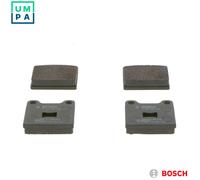 Bosch Brake Pads BP623 - Front Axle - ECE-R90, Low Noise/Dust, Copper-Free - Set of 4