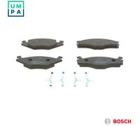 Bosch Brake Pads BP736 Front Axle - ECE-R90, Copper-Free, Reduced Noise & Dust - 1 Set (4 pads)