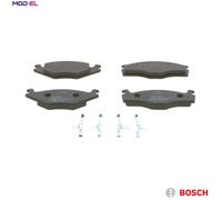 Bosch Brake Pads BP736 Front Axle - ECE-R90, Copper-Free, Reduced Noise & Dust - 1 Set (4 pads)