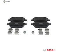 0986 494 074 Front Brake Pad Set 4x Pads Not Fitted Wear Indicator Braking Bosch