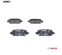 Bosch BP1000 - Brake Pads Car Rear Axle - 1 Set of 4 Pads | Bosch Quality - Reduced Noise and Dust - ECE-R90 Certified - Copper-Free