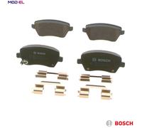 Bosch BP1071 - Brake Pads Car Front Axle - Bosch Quality - Reduced Noise and Dust - ECE-R90 Certified - Copper-Free - 1 Set of 4 Pads - With Accessories