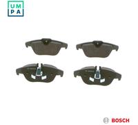 Bosch BP1073 - Brake Pads Car Rear Axle - Bosch Quality - Reduced Noise and Dust - ECE-R90 Certified - Copper-Free - 1 Set of 4 Pads